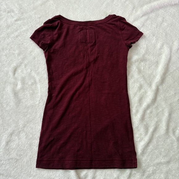 Abercrombie and Fitch Maroon Tshirt - Picture 4 of 4
